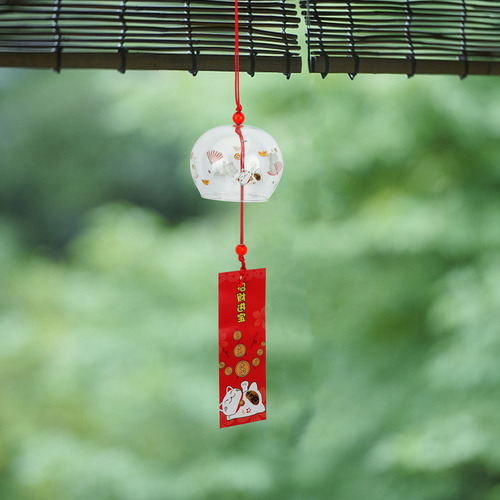 Carillón De Viento De Vidrio De Estilo Japonés Para Decoraci