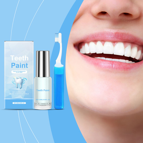 Nossa Tinta Para Dentes Oferece Dentes Instantaneamente Mais
