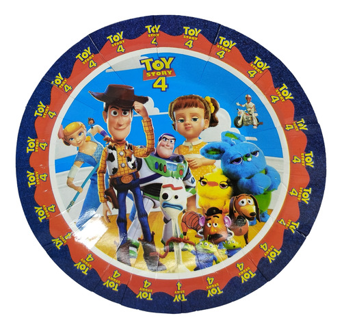 Caja Dulcera + Platos + Vasos Kit Fiesta 20 Niños Toy Story Toy Story Toy Story