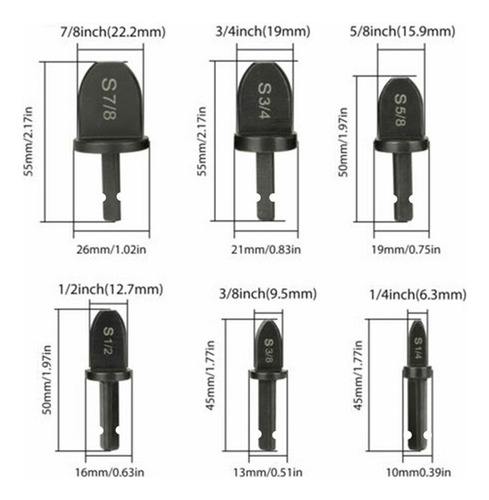 Hx Hxtool Expansora De Tubos, Taladro Abocinado, Aco