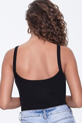 Imagem 2 de 2 de Body Feminino De Alcinha Básico Viscolycra