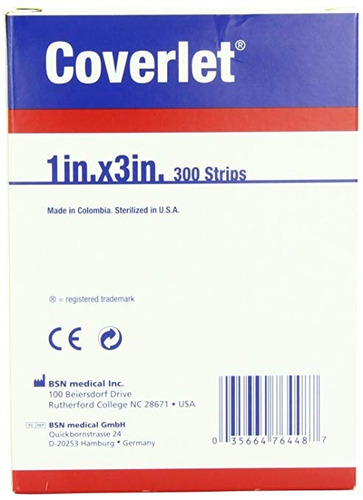 Jobst Beiersdorf Cobertor De Tela, Gaza 1x3, Libre De Látex,