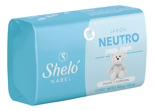 Jabón Neutro Para Bebé Sin Aroma Shelo Nabel 100g