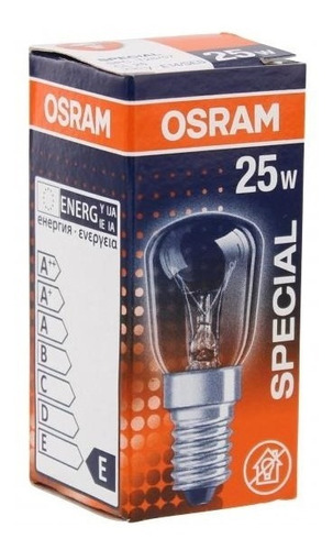 Lampara Perfume Osram 25w Mignon E14 P. Heladera - Pack X20