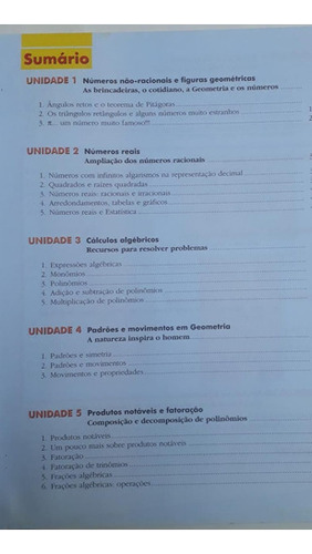 Matemática Idéias E Desafios 7a Serie / Ano De 2005 - Iracema Mori E Dulce Satiko Onaga Edição Com Manual Do Professor (Usado)