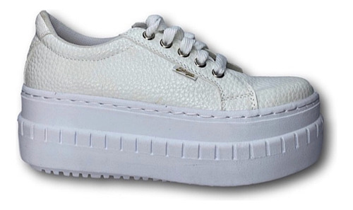 Zapatilla Plataforma Mujer Sieger Store Blanca