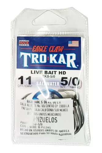 Eagle Claw TK8 Live Bait HD - Hooks