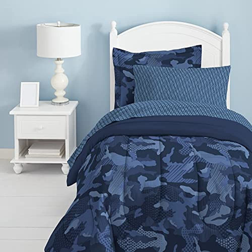 Dream Factory Geo Camo Easy-wash Super Soft Comforter Ropa D