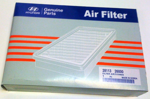 Filtro De Aire Hyundai Santa Fe 2001-2006 (28113 - 26000)