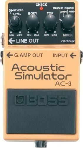 Pedal Boss Ac-3 Acoustic Simulador P/guitarra Eléctrica