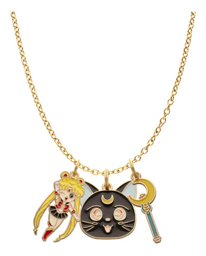 Collar Sailor Moon Sexy Dije Gato Varita Cetro Lunar Regalo