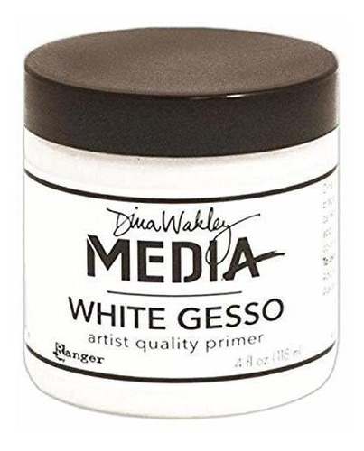 Art Paint - Pintura - Dina Wakley Media Gesso 4oz Jar, White