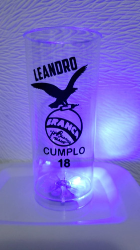Vasos Luminosos Multicolor Personalizados X100 U Vasos Led