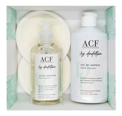 Acf Dadatina Kit Regalo Limpieza Facial Aceite + Gel 6c
