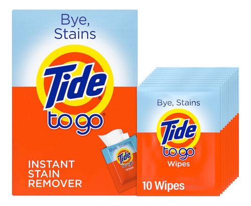 Toallitas Portátiles Para Remover Manchas Tide To Go Wipes
