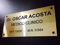 Comprar Placa Grabadas Profesionales Oficina 17x Empresas Zona Norte