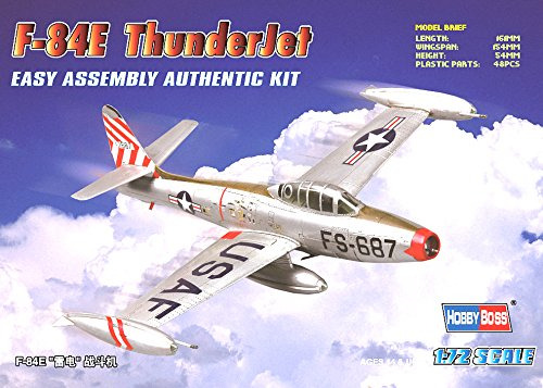 Hobby Boss F-84e Thunderjet Easy Assembly Kit Avion Modelo