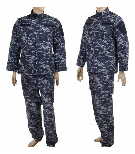 Uniforme Tactico Azul Americano Chaqueta Y Pantalon Ejercito M