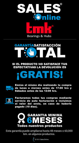 Maza Rueda Trasera Para Bmw 525i 3.0 T/a Rwd C/abs 2006 45mm