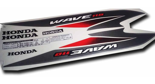 Kit De Calcos Original Honda Wave Full 2014