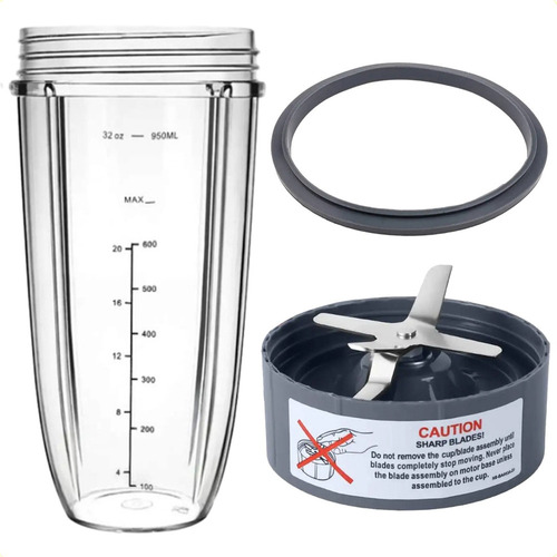 ` Vasos Nutribullet De 32 Con Cuchilla Original