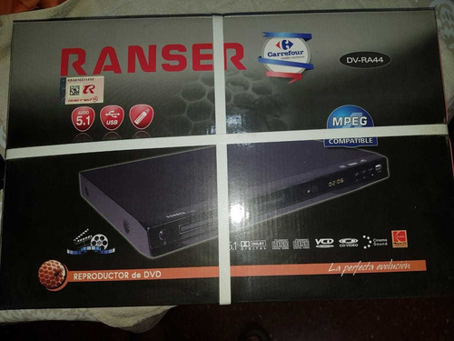 Reproductor De Dvd Ranser Dv-ra44