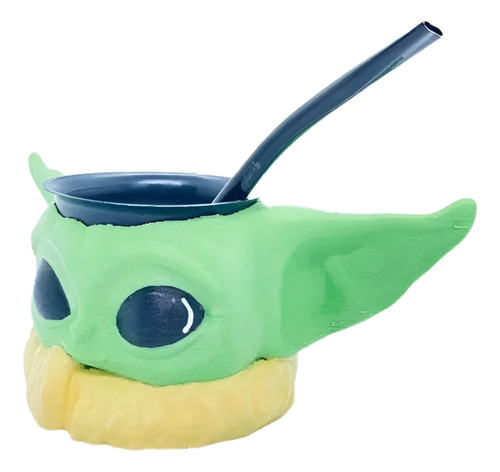 Mate 3d Grogu Baby Yoda Star Wars Incluye Bombilla De