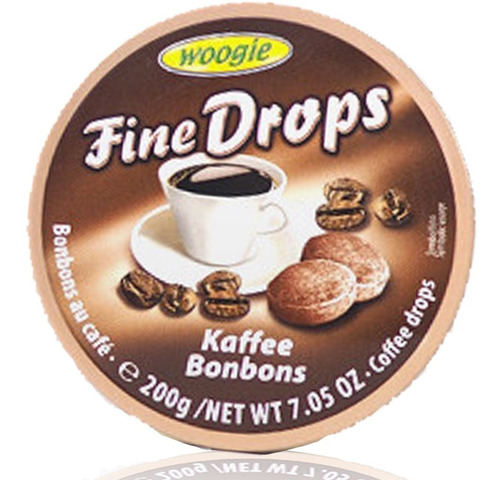 Balas Em Latas - Fine Drops Sabor Cafe Importadas 200g