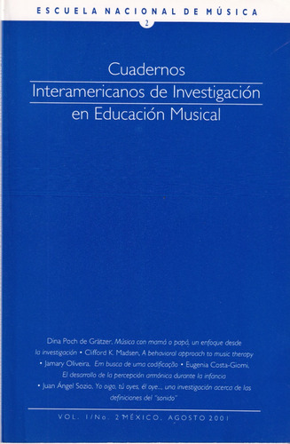 Cuadernos Interamericanos De Investigación En Educ Musical 2