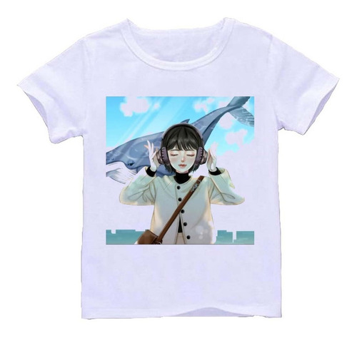 Remera Blanca Kdrama Woo Art#4