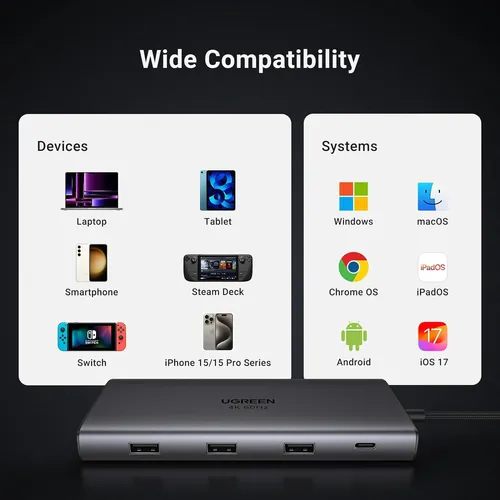 Hub Usb-c - 9 En 1 - 3 Usb 1 Usb-c Pd- Hdmi 4k60hz Red Sd