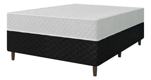 Cama Box Casal Conjugada Molas Ensacadas Individualmente 138x188x...