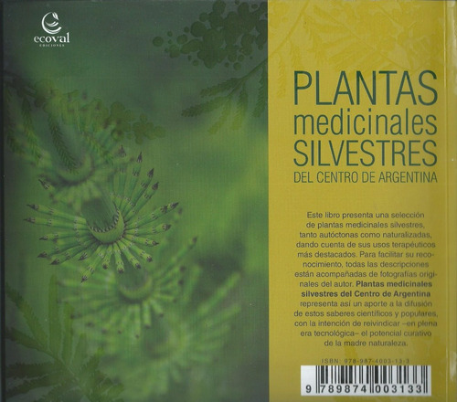 Plantas Medicinales Silvestres Del Centro De Argentina Libro