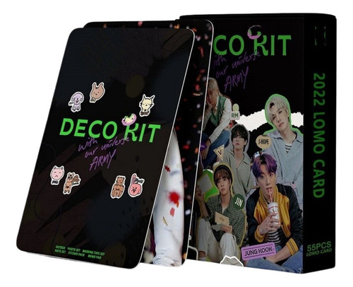 55 Photocards Bts - Deco Kit 2022 Lomocards
