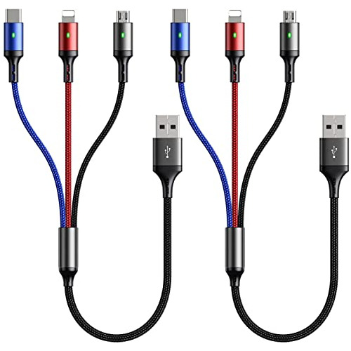 Charger Cable Para Ip/type C/micro Usb Todo Cell Phones/ip/l