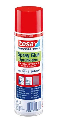 Adhesivo En Aerosol - Tesa Spray Glue - Extra Strong- 500 Ml