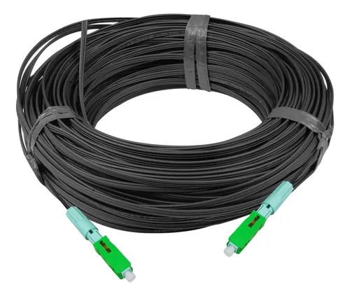 comprar 100 Metros Cabo Óptico Drop 1fo Conectorizado T-rosca Sc-apc