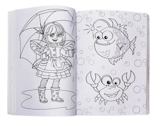 Livro 365 Desenhos Para Colorir Brasileitura Crianças Filhos