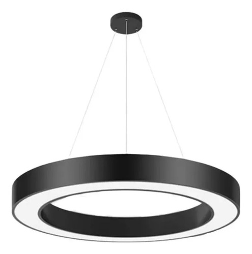 Lámpara Led 36w Colgante Redonda Moderna 60cm 36w Luz Fría