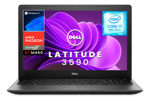 Laptop Dell 15.6 Amd Radeon Core I7 8th 16gb Ram 256gb Ssd