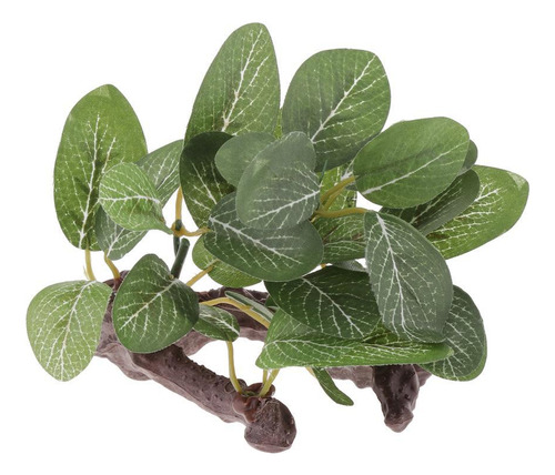 2 Plantas De Hierba De Agua Artificial De Resina Para Tanque