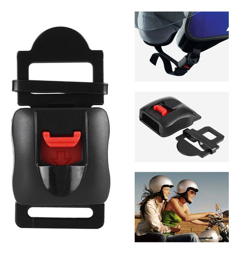 5 Correas Para Casco De Motocicleta De Liberación Rápida D