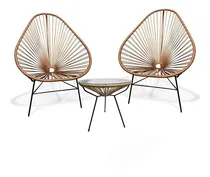 Comprar Combo Acapulco - 2 Sillas Acapulco + Mesa Acapulco C\u002Fvidrio.