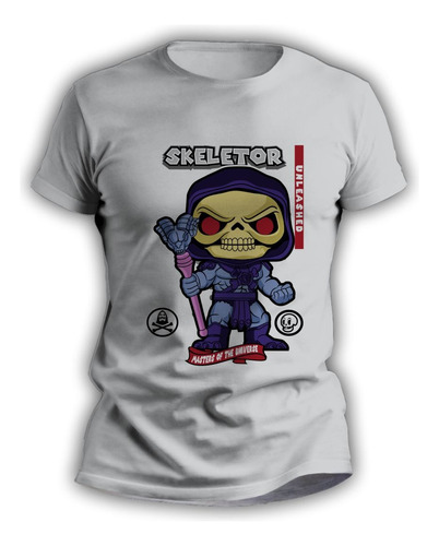 Remeras Infantil Sublimada Personalizadas Con Skeletor 7069