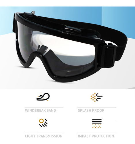 Gafas Protectoras A Prueba De Polvo Con Lente Transparente