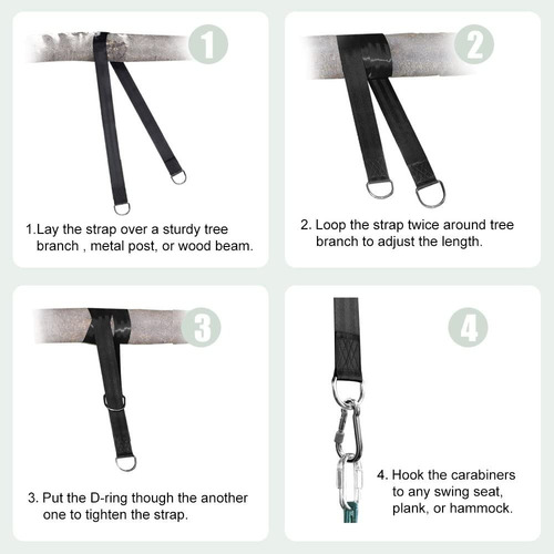 Correas Para Columpio Hamaca De Arbol Silla Colgante Leank