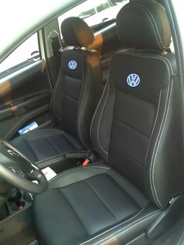 Capa Banco Interior Carro 100% Couro Vw Voyage 2013/14/15/16