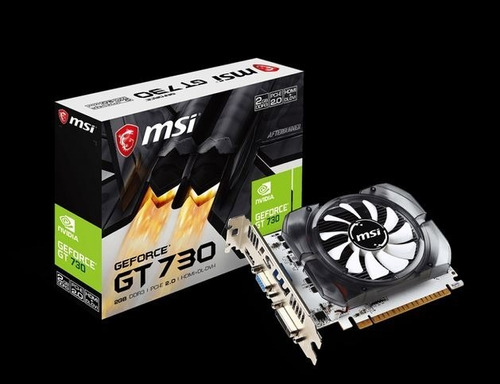 Tarjeta De Video Msi Geforce Gt730 2g Ddr3 Dvi-d1 Hdmi1