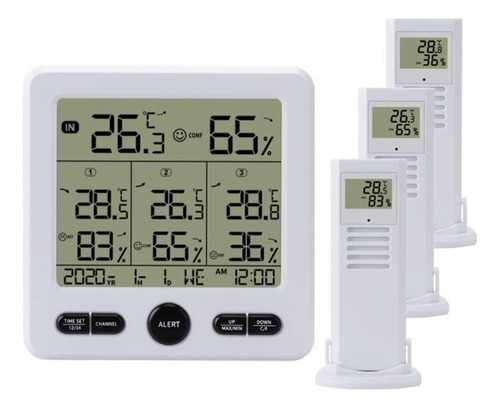 1 A 3 Medidores De Temperatura Y Humedad Interior