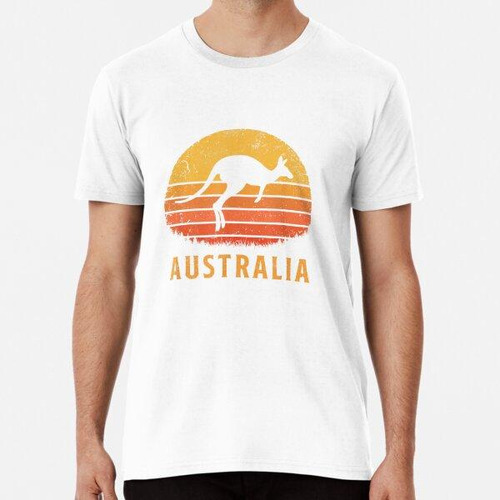 Remera Australia Canguro Retro Algodon Premium